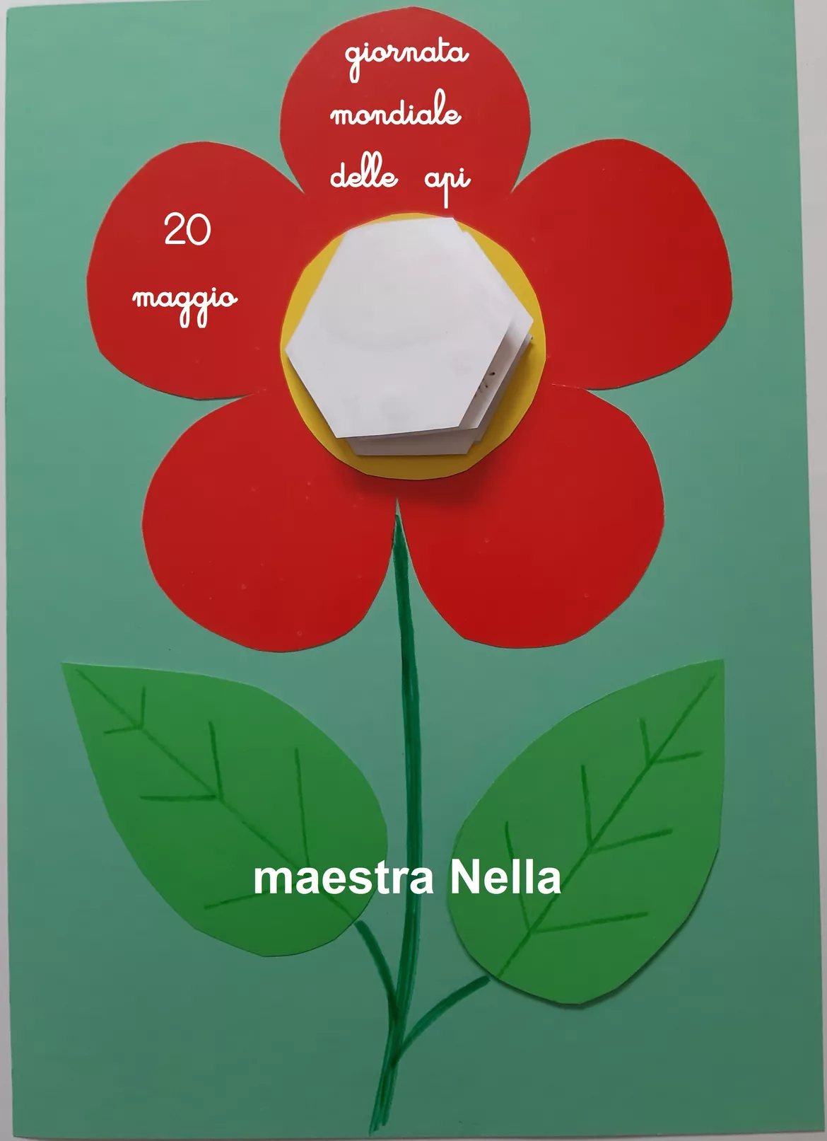 Bild in der Beschreibung des Unterrichtsmaterials Giornata mondiale delle api: fiore con lapbook von maestra Nella #1