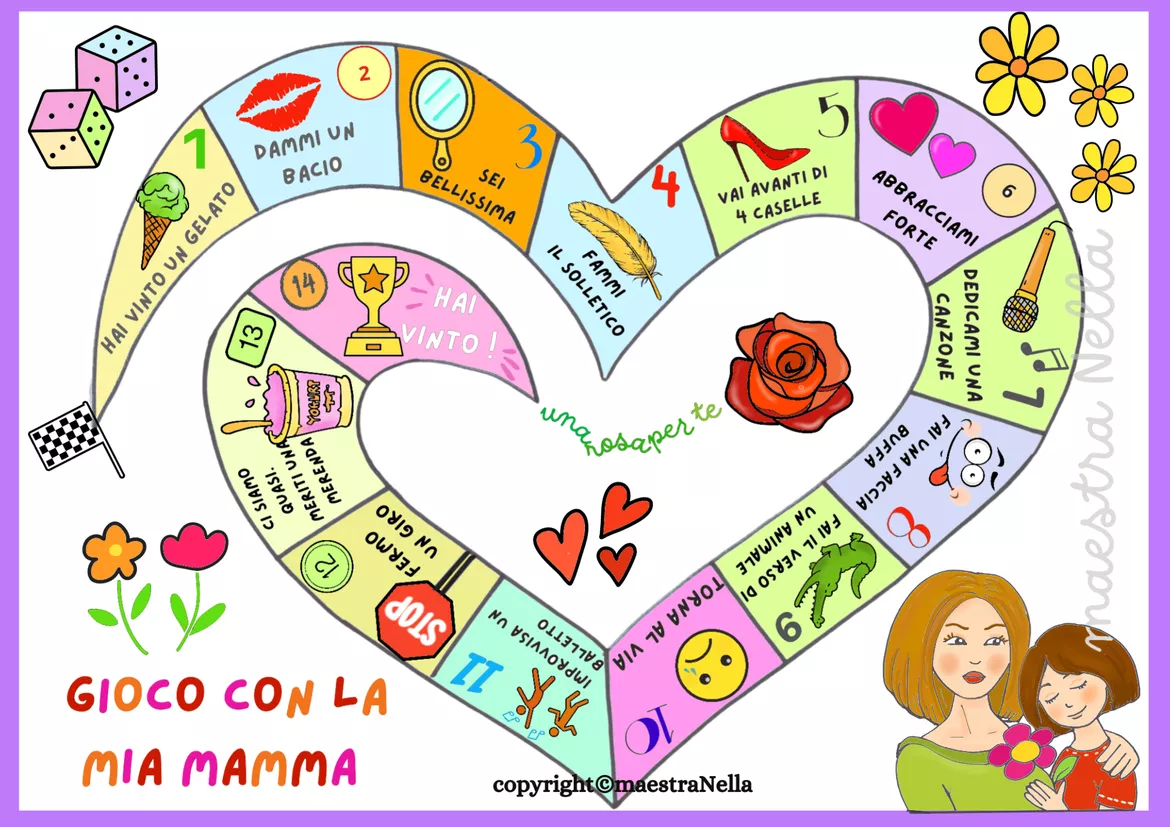 Bild in der Beschreibung des Unterrichtsmaterials Gioco con la mia mamma von maestra Nella #2