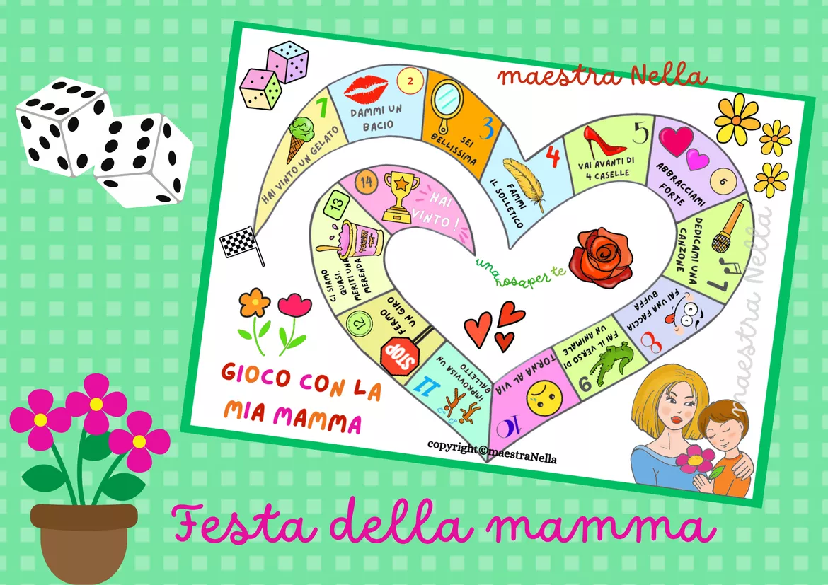 Bild in der Beschreibung des Unterrichtsmaterials Gioco con la mia mamma von maestra Nella #1