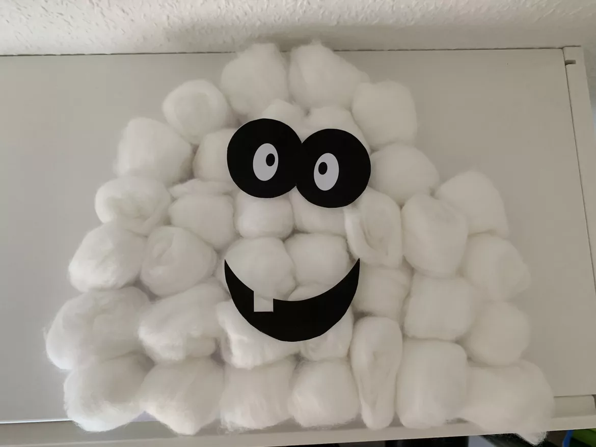 Bild in der Beschreibung des Unterrichtsmaterials Vorlage Geistergesichter zum Basteln von Schoolstuffbyjas #1