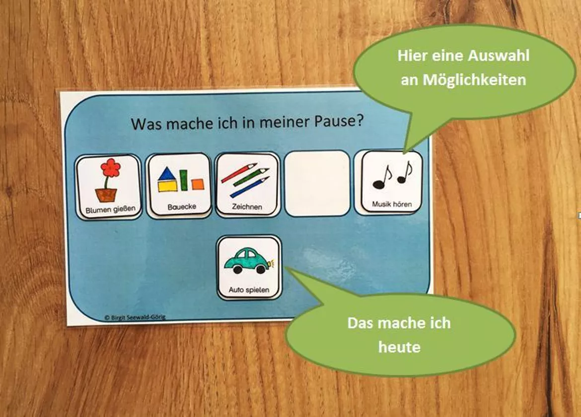 Bild in der Beschreibung des Unterrichtsmaterials Pausenplan von lebendiges lernen #1