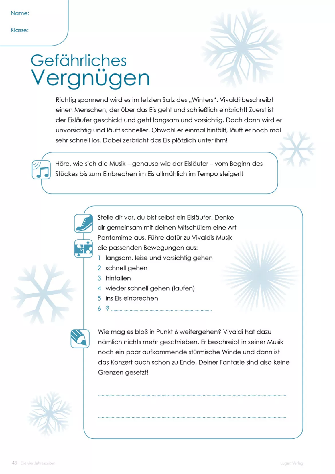 Bild in der Beschreibung des Unterrichtsmaterials Die vier Jahreszeiten - Klassik in der Grundschule von Lugert Verlag #2