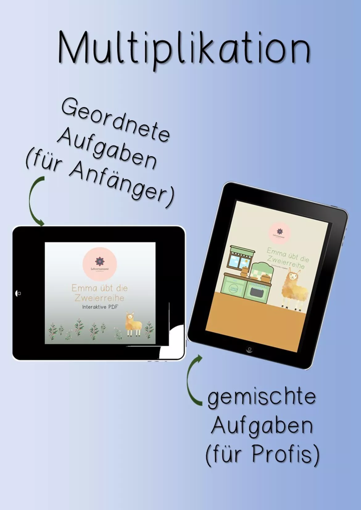 Bild in der Beschreibung des Unterrichtsmaterials Materialpaket zur Zweierreihe von Lehrernamaste #1