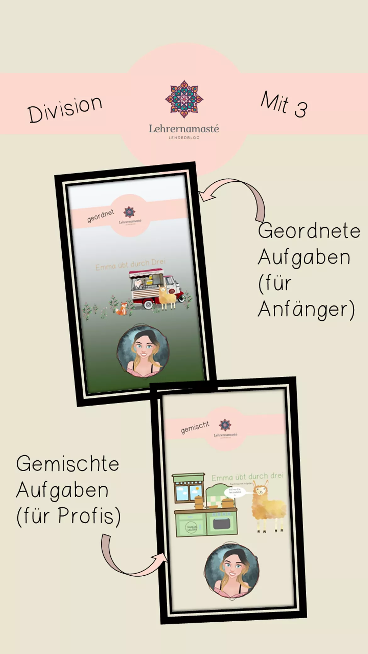 Bild in der Beschreibung des Unterrichtsmaterials Materialpaket zur Dreierreihe - vier Spiele- Einmaleins von Lehrernamaste #2
