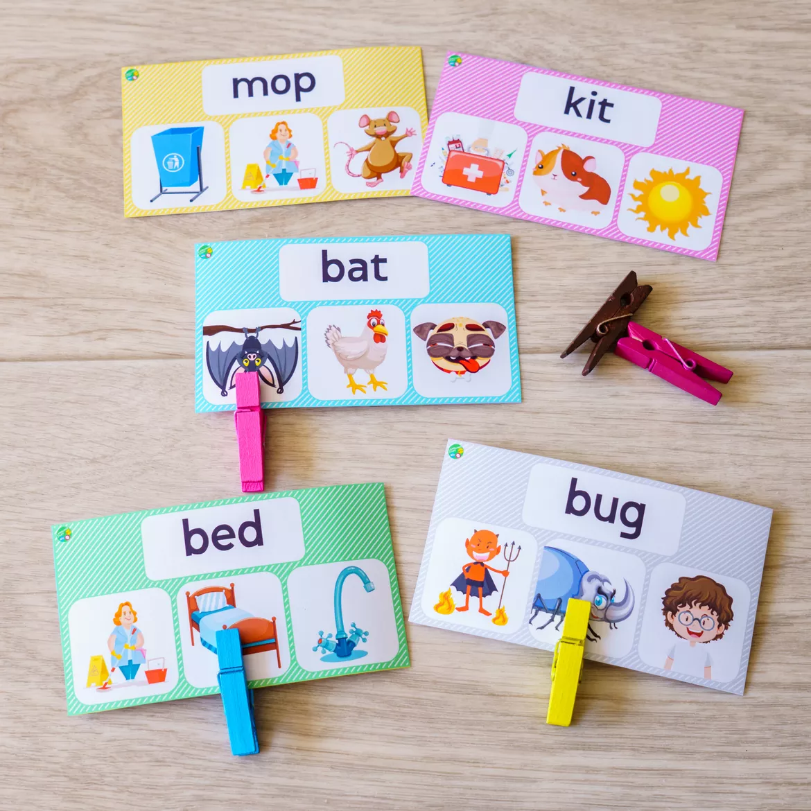 Bild in der Beschreibung des Unterrichtsmaterials CVC Words 11in1 von Language Stuff #3