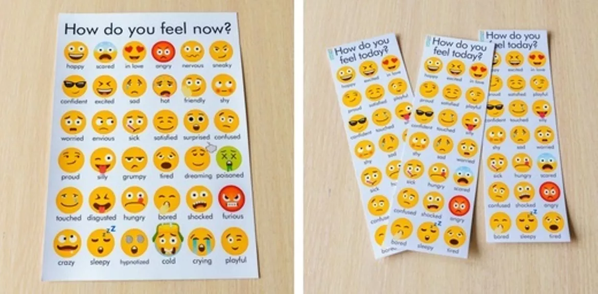 Bild in der Beschreibung des Unterrichtsmaterials Feelings and emotions 7in1 von Language Stuff #4