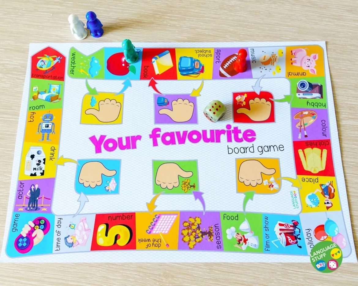 Bild in der Beschreibung des Unterrichtsmaterials YOUR FAVOURITE board game von Language Stuff #1