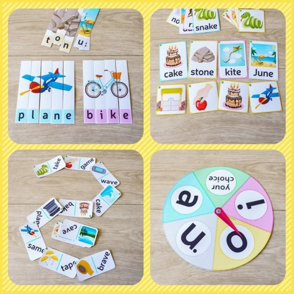Bild in der Beschreibung des Unterrichtsmaterials Silent E pack 11in1 von Language Stuff #3