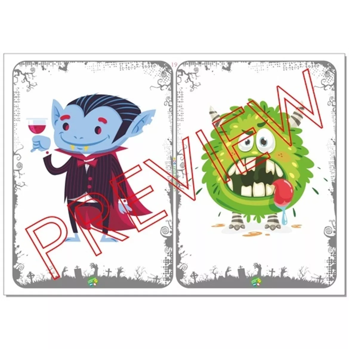 Bild in der Beschreibung des Unterrichtsmaterials Halloween Vocabulary Cards von Language Stuff #3