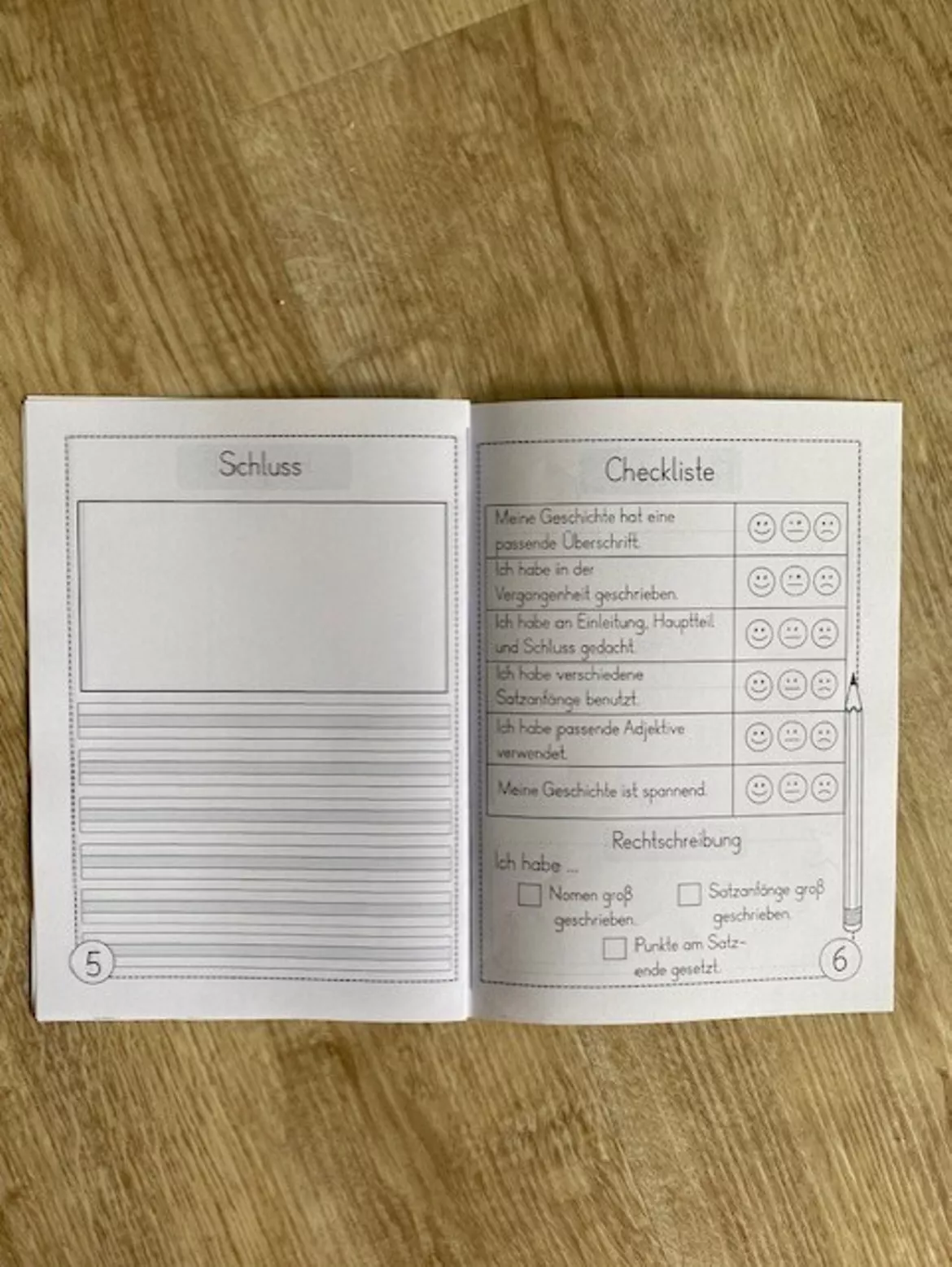 Bild in der Beschreibung des Unterrichtsmaterials Geschichten / Bildergeschichten schreiben - ein Minibuch in verschiedenen Versionen von Odd Bird & Company #1