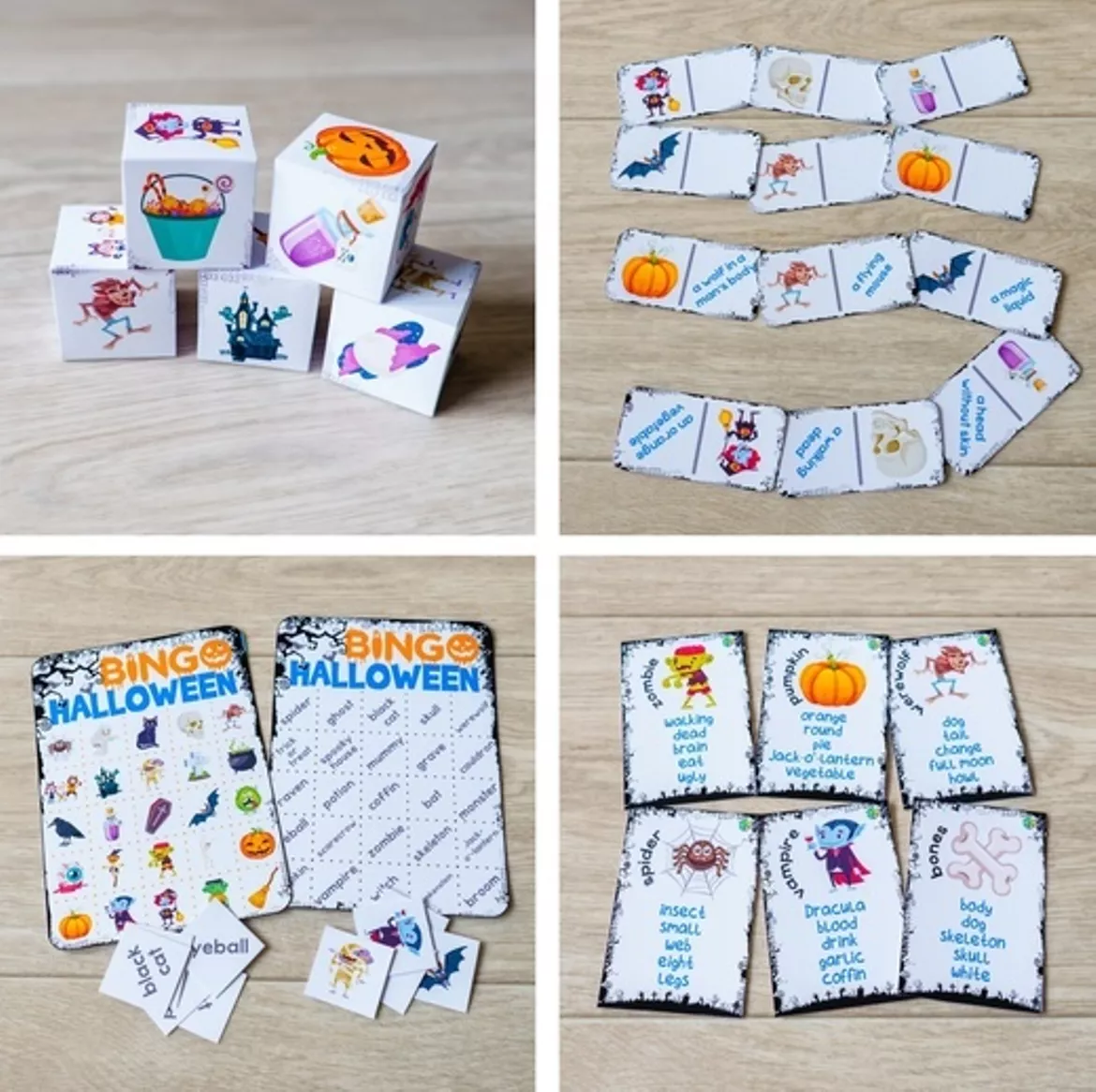 Bild in der Beschreibung des Unterrichtsmaterials Halloween Games 8in1 von Language Stuff #2