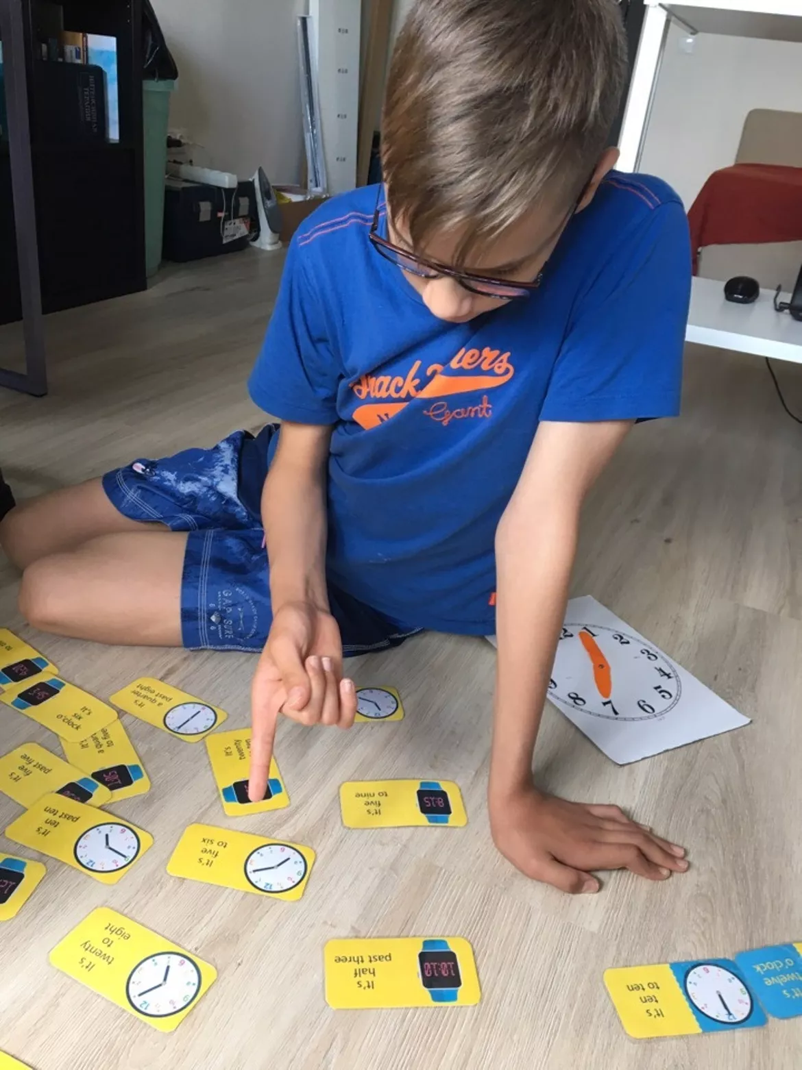 Bild in der Beschreibung des Unterrichtsmaterials Time domino 2in1 von Language Stuff #5