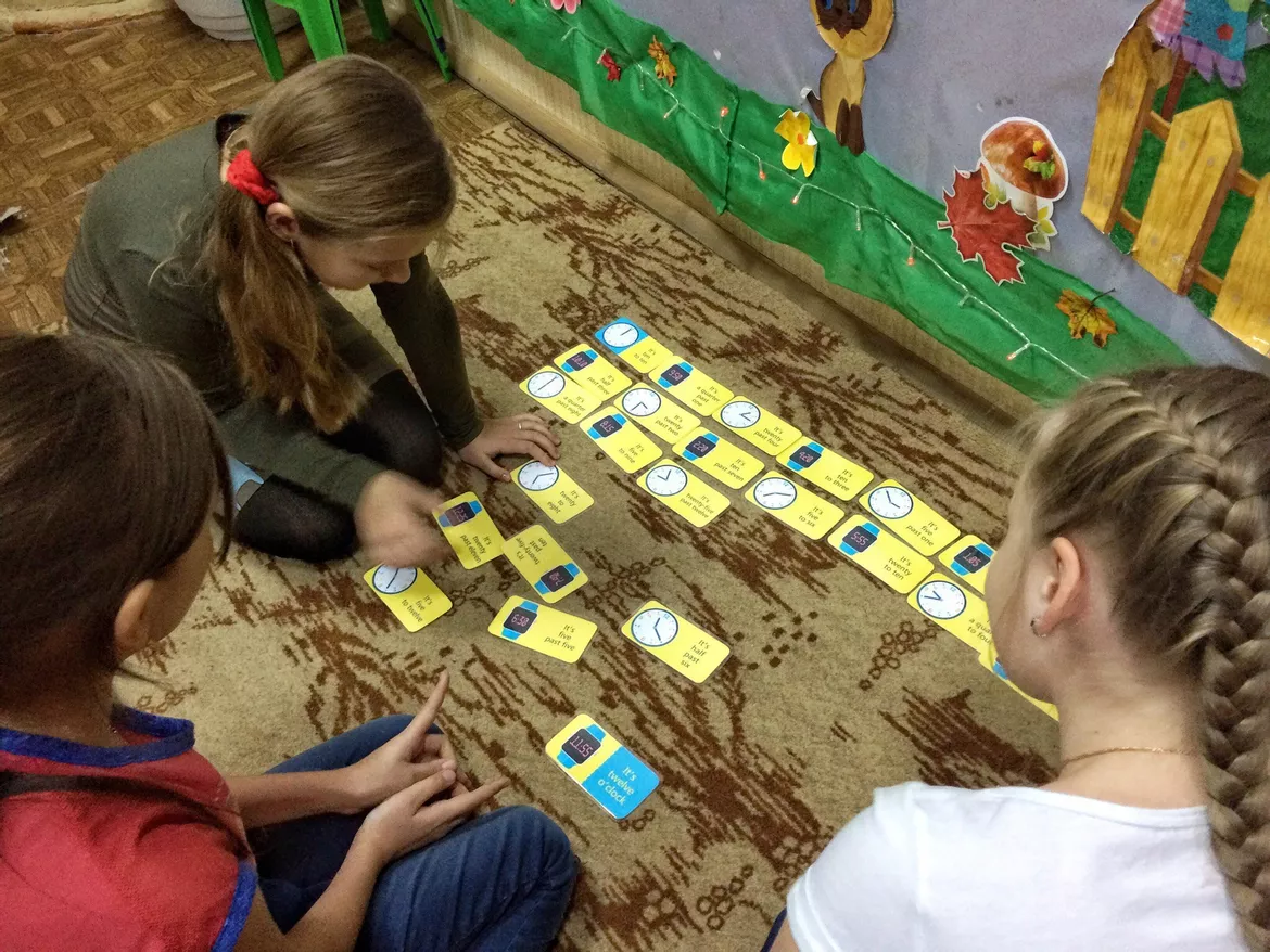 Bild in der Beschreibung des Unterrichtsmaterials Time domino 2in1 von Language Stuff #7
