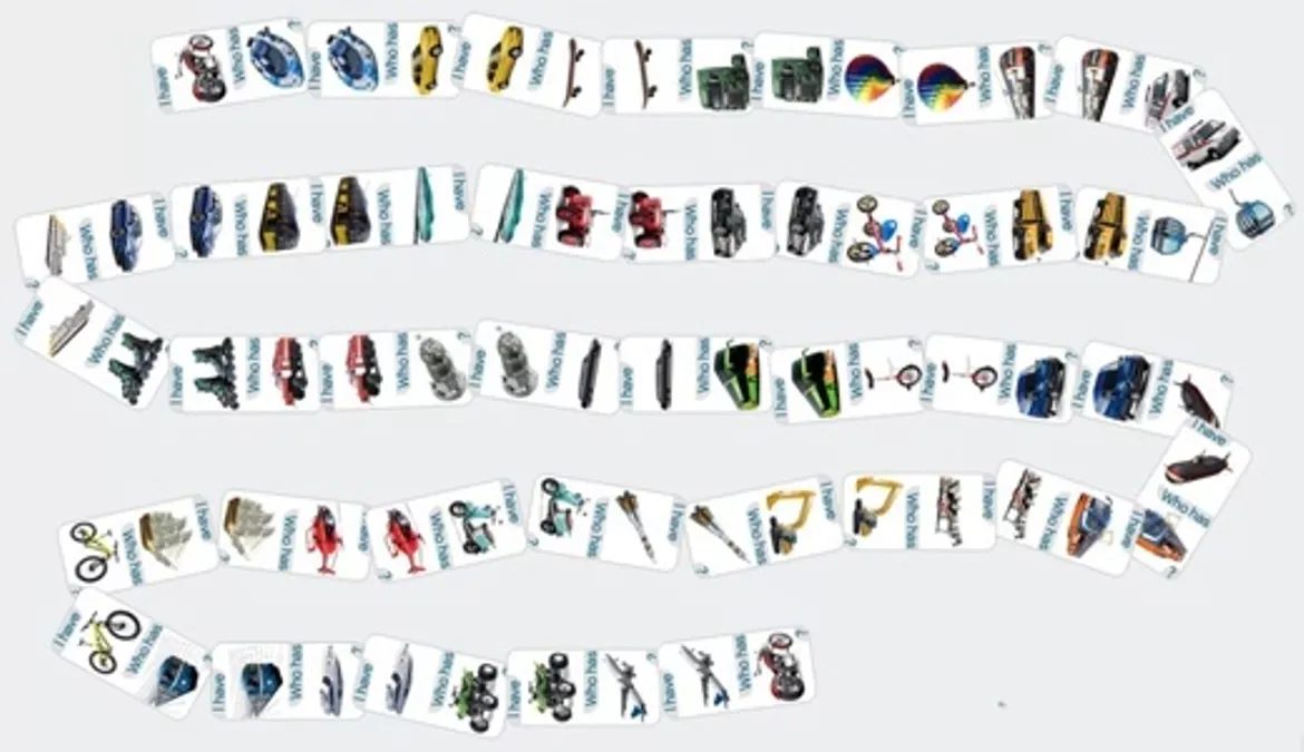 Bild in der Beschreibung des Unterrichtsmaterials Transportation 4 in 1 von Language Stuff #5