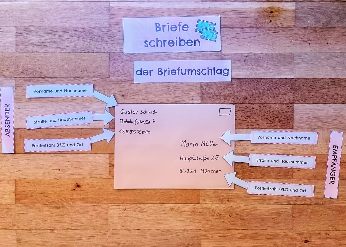 Bild in der Beschreibung des Unterrichtsmaterials MATERIALPAKET Briefe schreiben I Klasse 2-4 von paulas potpourri #3