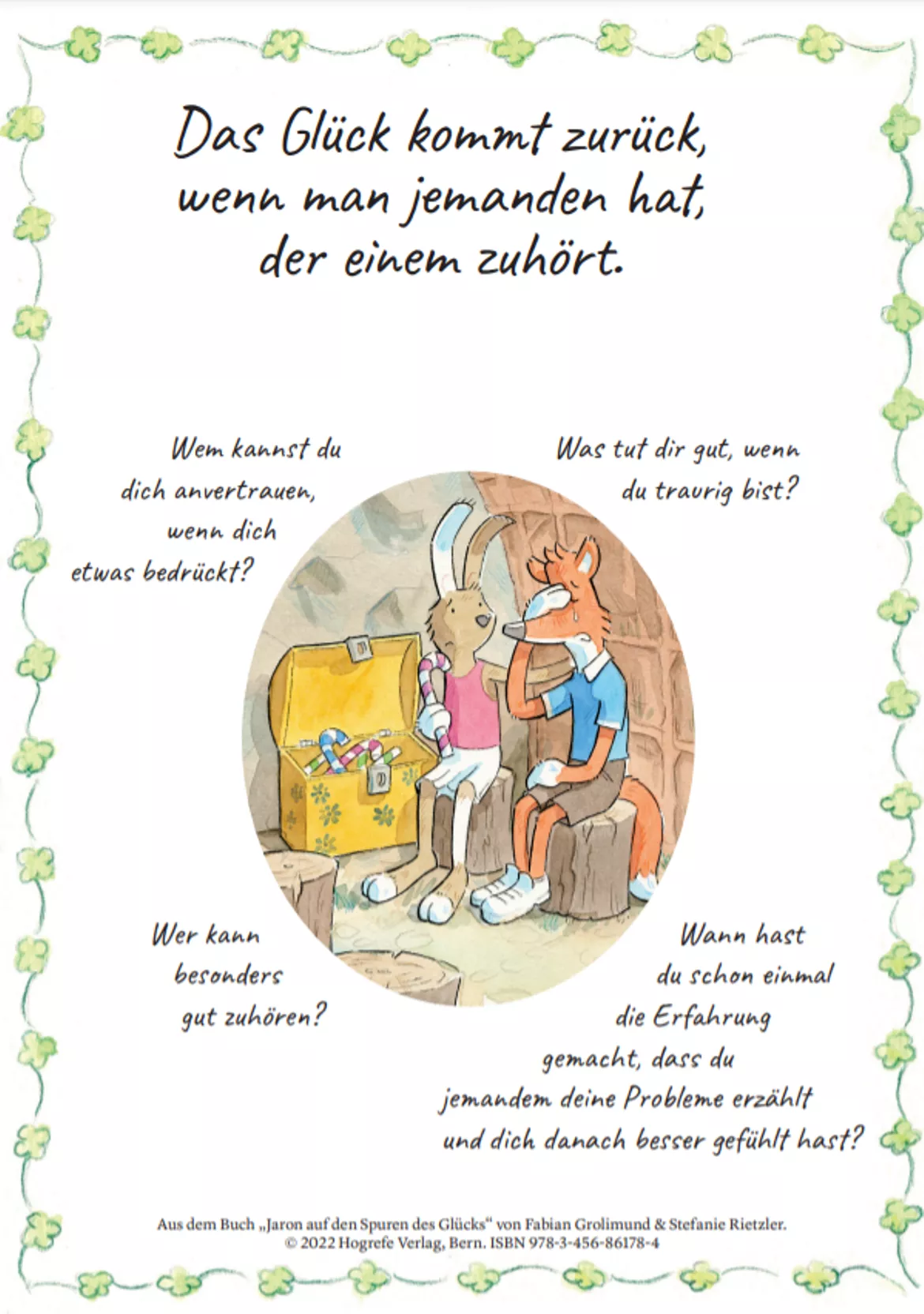 Bild in der Beschreibung des Unterrichtsmaterials Schulfach Glück: Unterrichtsmaterial von Fabian Grolimund #4