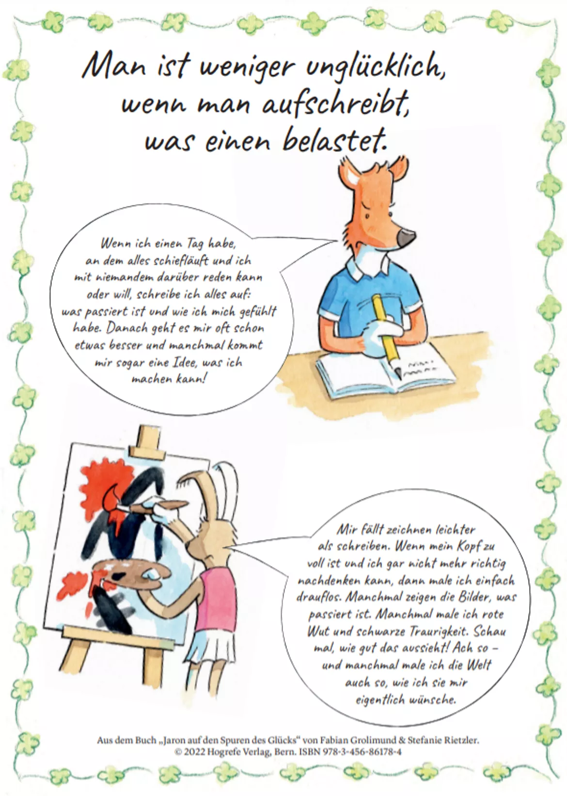Bild in der Beschreibung des Unterrichtsmaterials Schulfach Glück: Unterrichtsmaterial von Fabian Grolimund #2