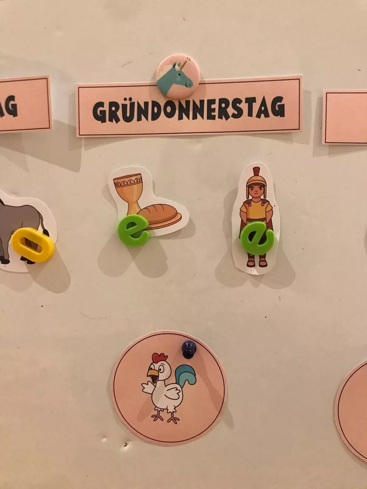 Bild in der Beschreibung des Unterrichtsmaterials Die Ostergeschichte mit Henri Hahn - mit Tafelmaterial von wortgewitzt #3