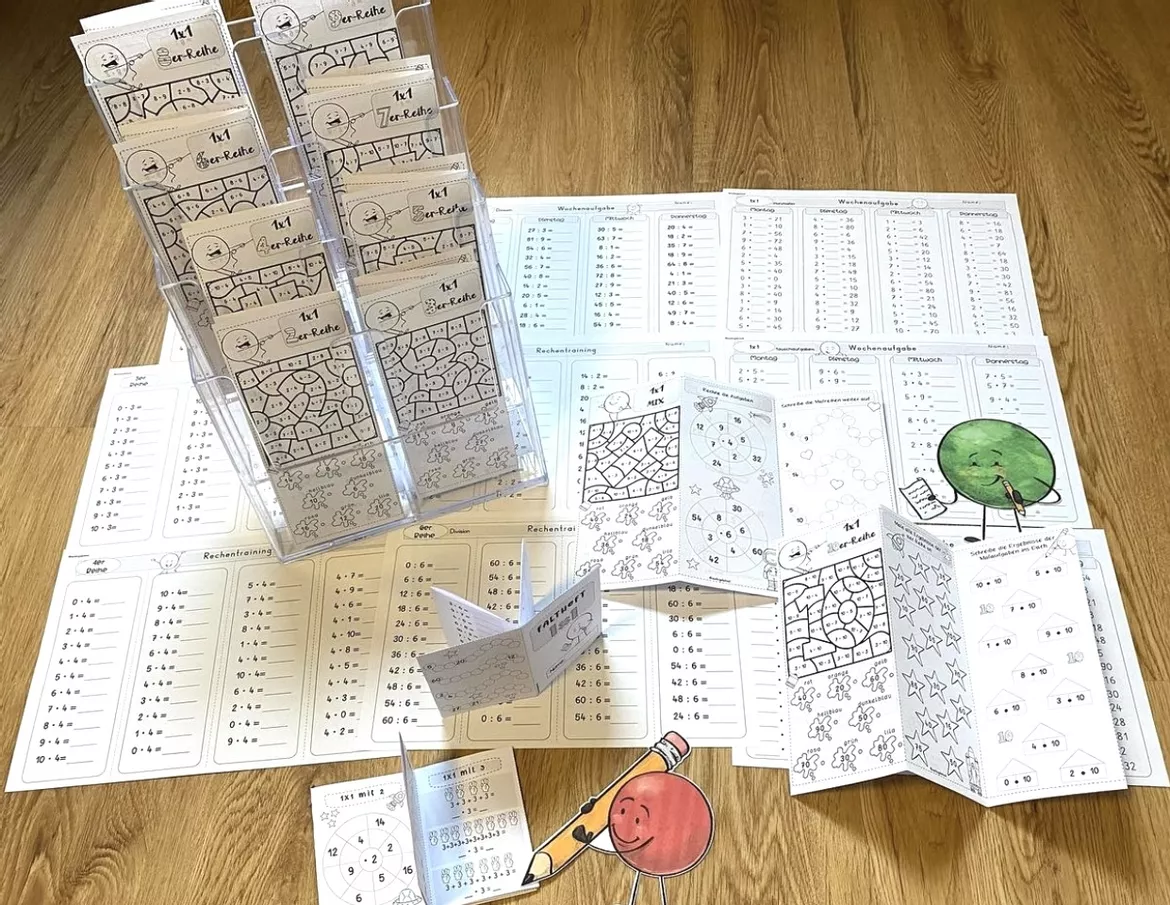 Bild in der Beschreibung des Unterrichtsmaterials Einmaleins von workingatschool #1