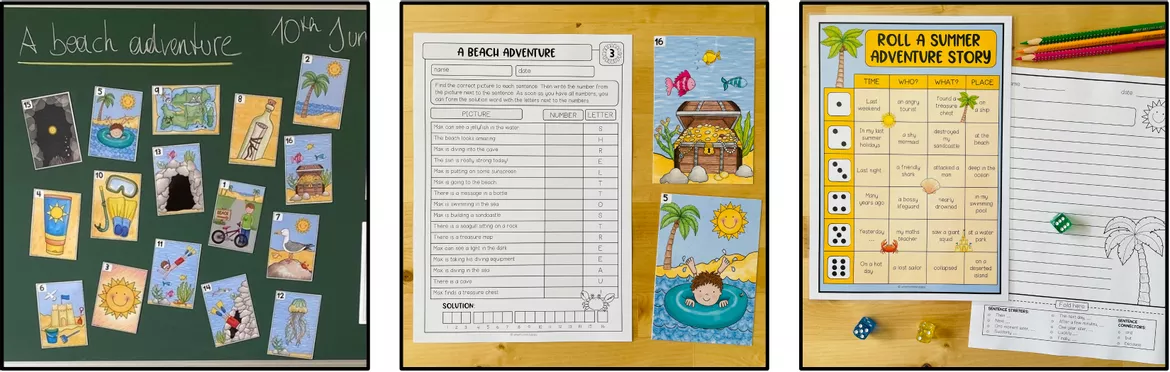 Bild in der Beschreibung des Unterrichtsmaterials SUMMER - MATERIALPAKET von Unterrichtmitspass #2