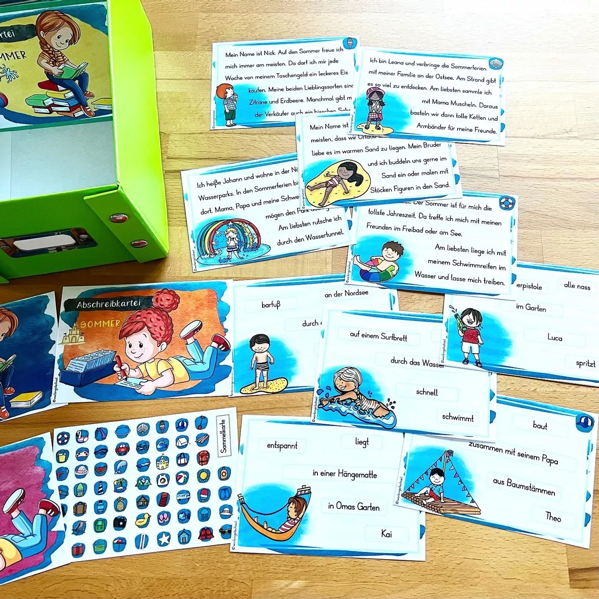 Bild in der Beschreibung des Unterrichtsmaterials Sommer von workingatschool #1