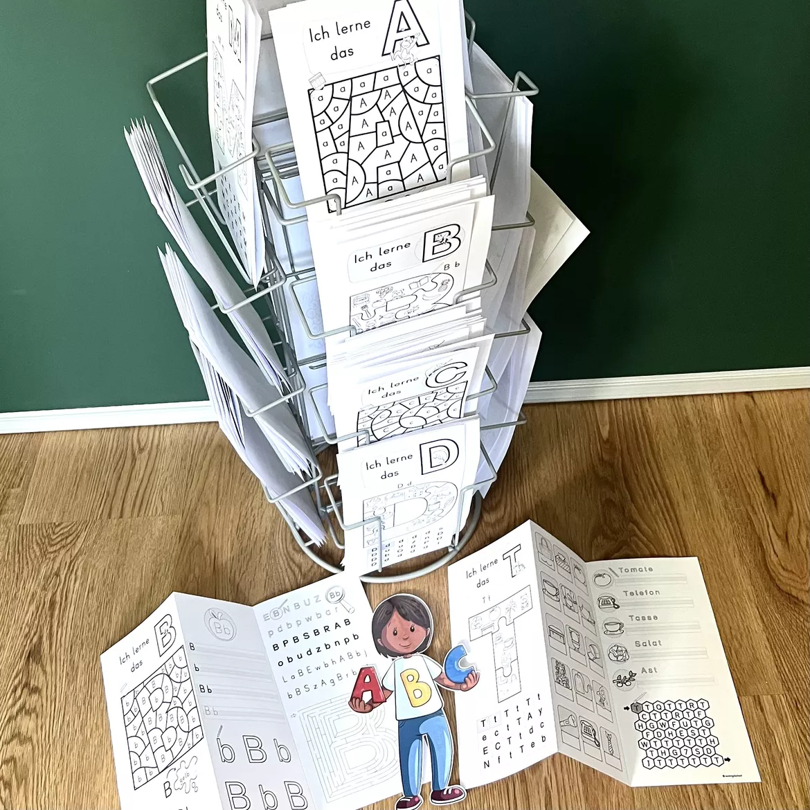 Bild in der Beschreibung des Unterrichtsmaterials Buchstabeneinführung Klasse 1 | Buchstabenhefte Anfangsunterricht von workingatschool #1