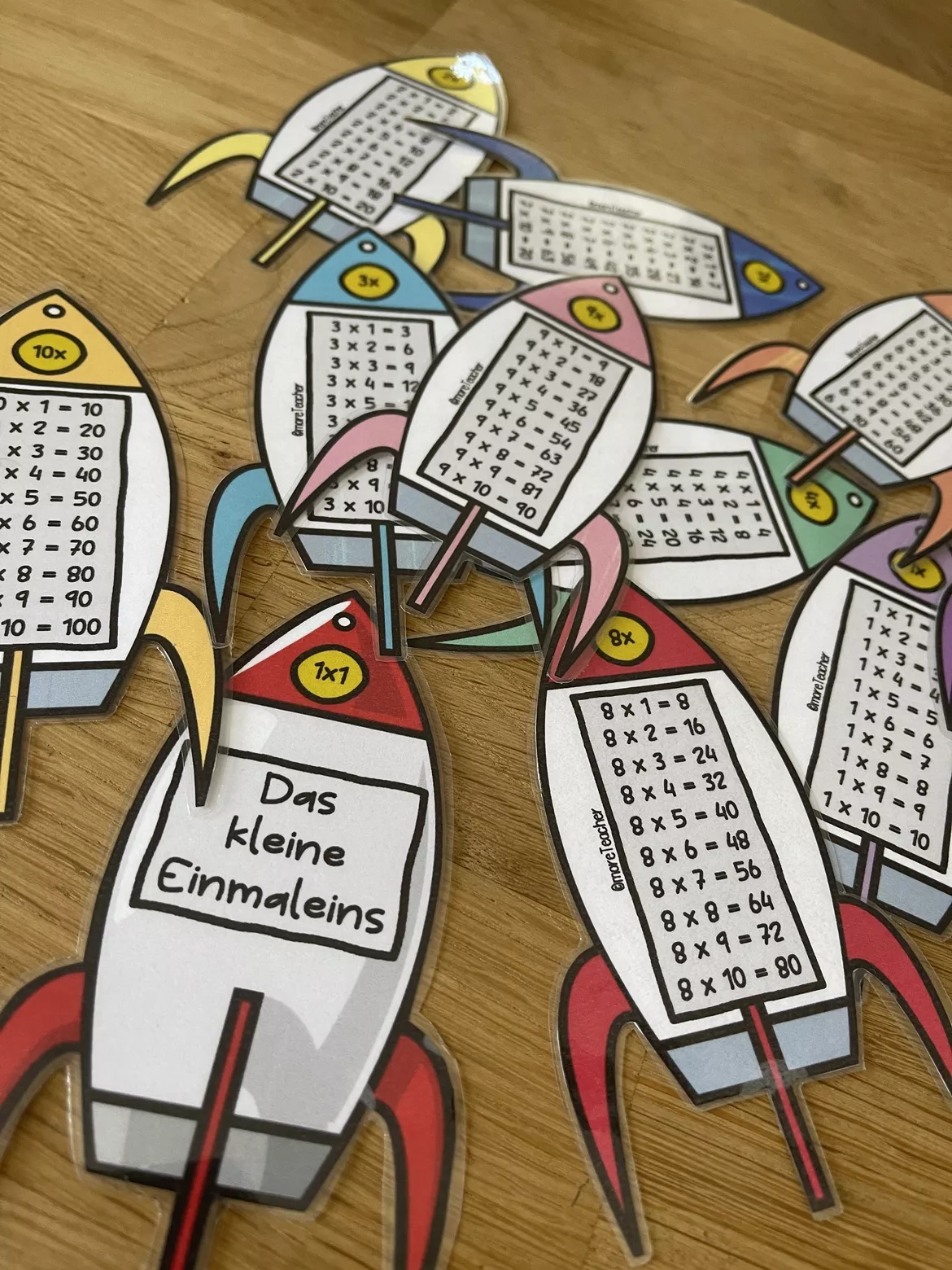 Bild in der Beschreibung des Unterrichtsmaterials Einmaleins 1x1 von moreTeacher #1