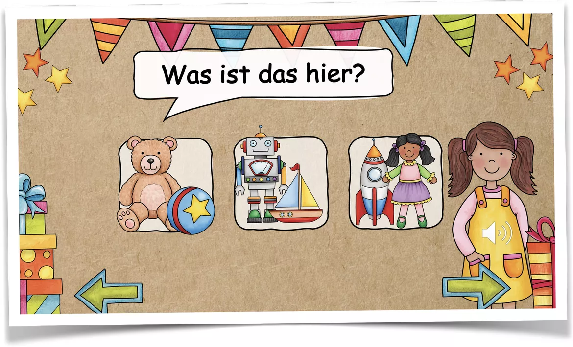 Bild in der Beschreibung des Unterrichtsmaterials Geburtstag - Über Geschenke sprechen von kreativ lernen #4