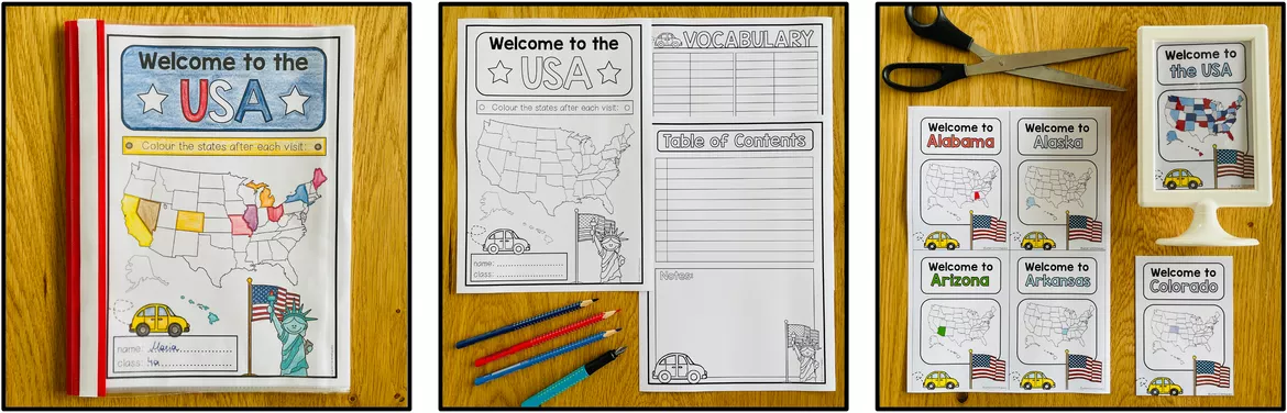 Bild in der Beschreibung des Unterrichtsmaterials USA - Materialpaket (für den Englischunterricht) von Unterrichtmitspass #5