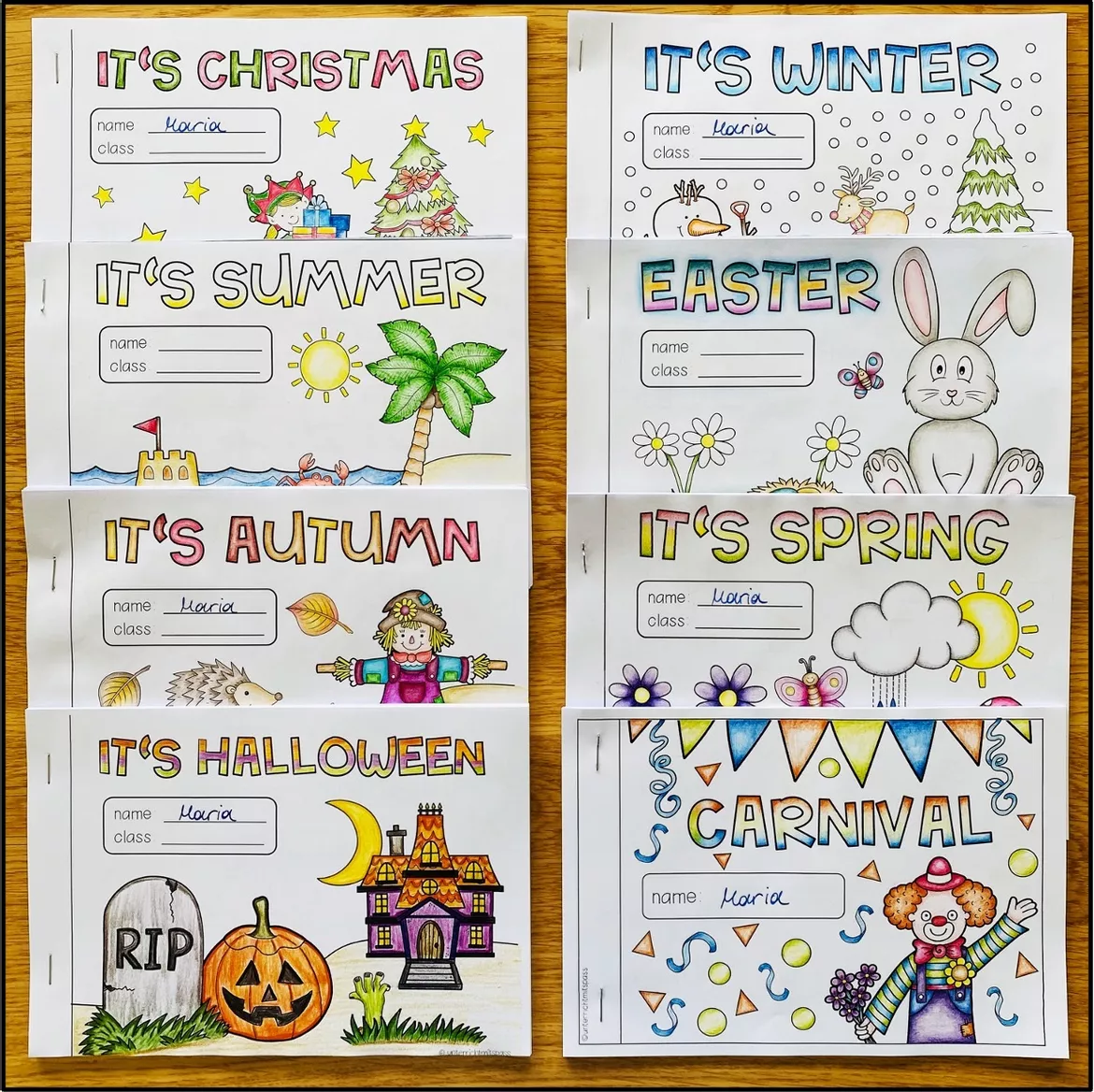 Bild in der Beschreibung des Unterrichtsmaterials ACTIVITY BOOKLETS - MEGA BUNDLE von MyTeachingFactory #1
