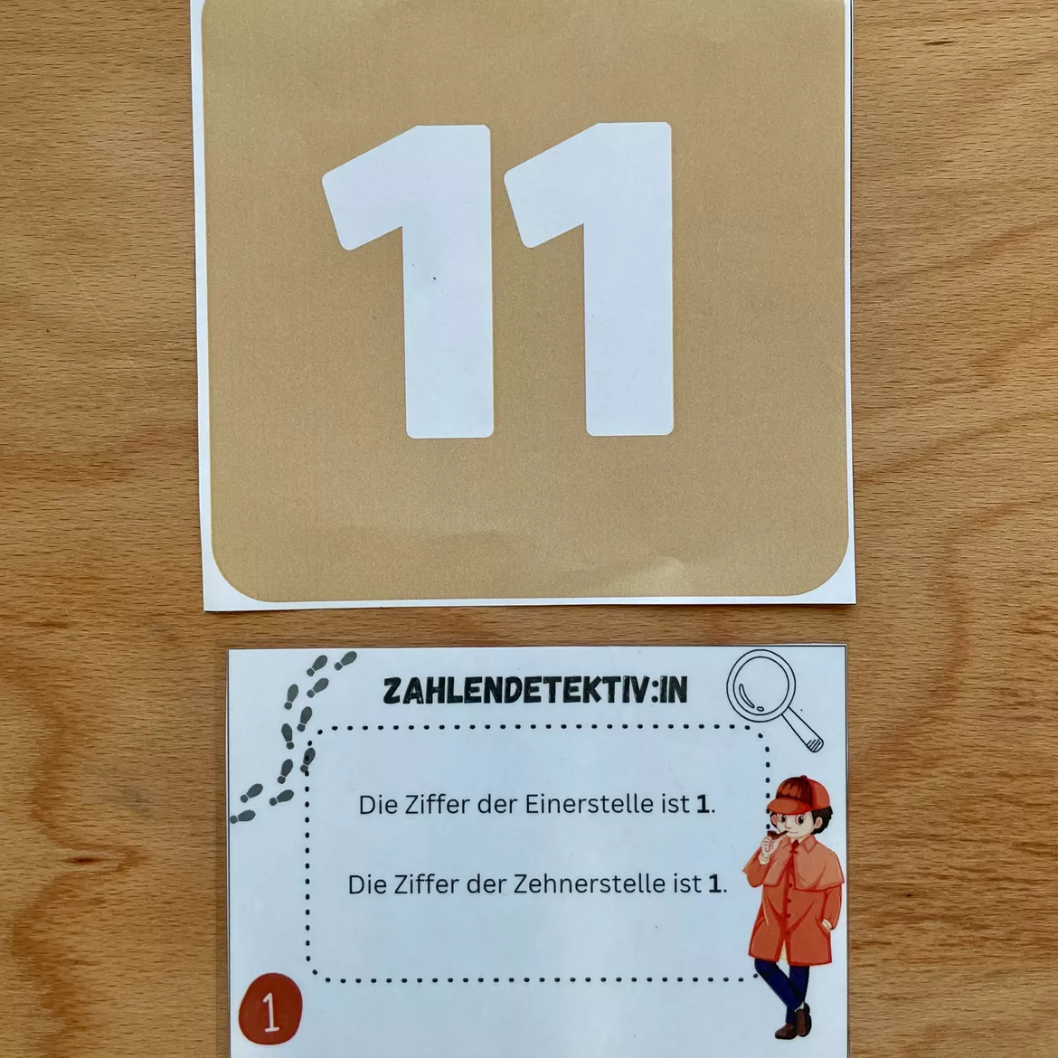 Bild in der Beschreibung des Unterrichtsmaterials Analoges Programmieren Zahlendetektiv:in von Frau Werkkoffer #3