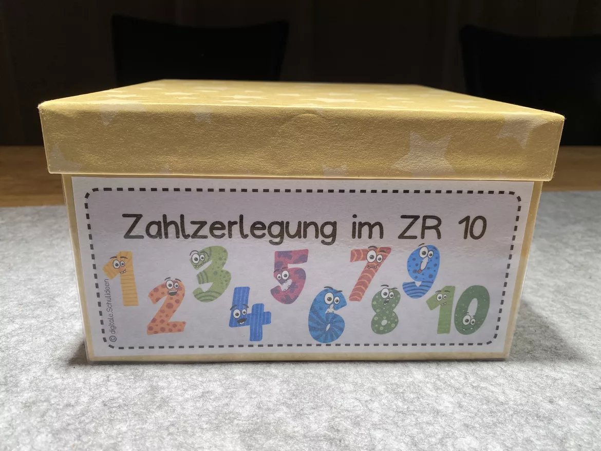 Bild in der Beschreibung des Unterrichtsmaterials Zahlzerlegung im Zahlenraum bis 10 von Digitale Schulideen #1