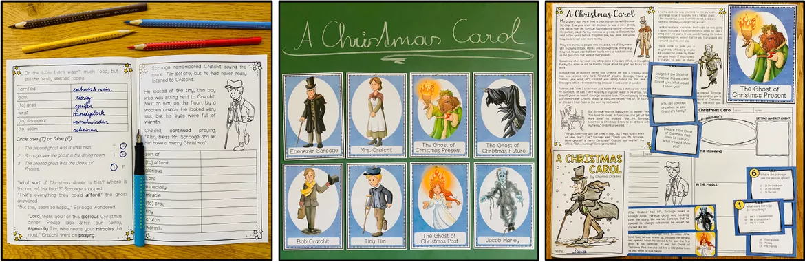 Bild in der Beschreibung des Unterrichtsmaterials A CHRISTMAS CAROL - Materialpaket (ab der 6./7. Klasse für den Englischunterricht) von Unterrichtmitspass #1