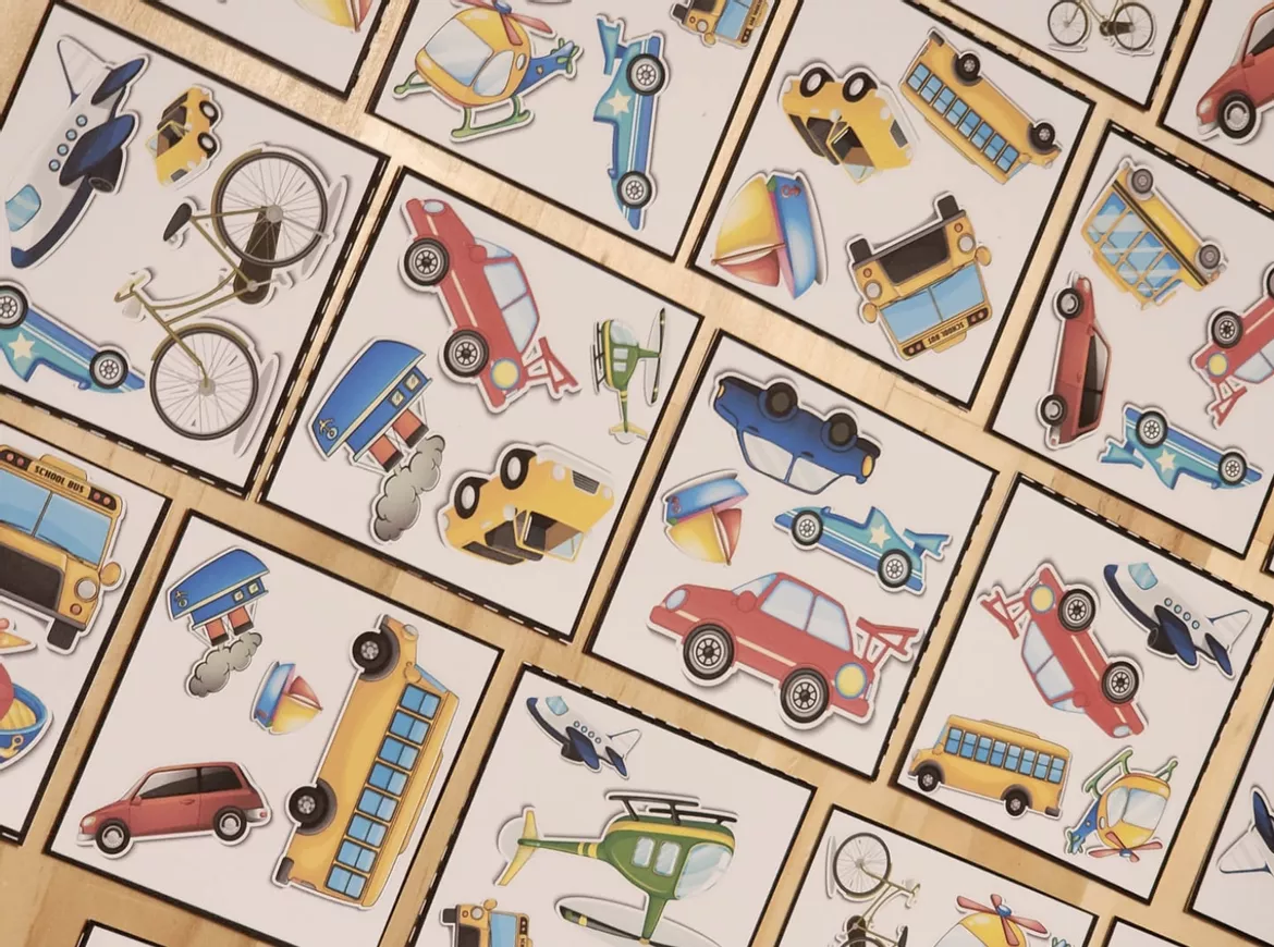 Bild in der Beschreibung des Unterrichtsmaterials Deutsch & DaF: Schnapp das Fahrzeuge von kreativ lernen #1