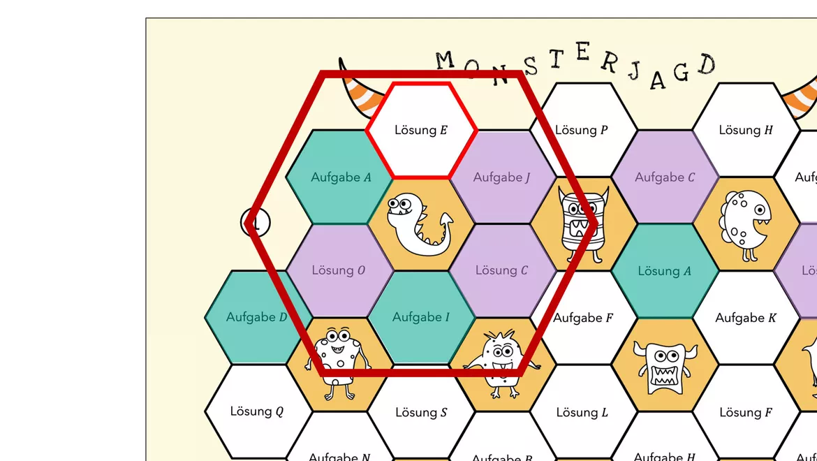 Bild in der Beschreibung des Unterrichtsmaterials Rationale Zahlen dividieren - Spiel von Wendys Design 🦋 #2