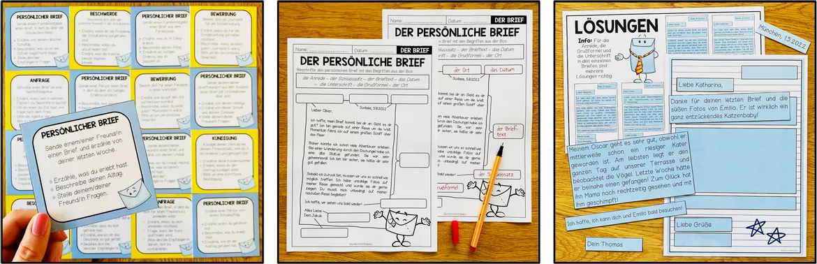 Bild in der Beschreibung des Unterrichtsmaterials BRIEFE - Materialpaket von Unterrichtmitspass #1