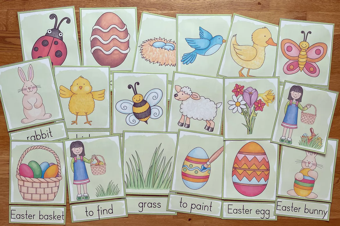 Bild in der Beschreibung des Unterrichtsmaterials Easter von ideenfuchs #1