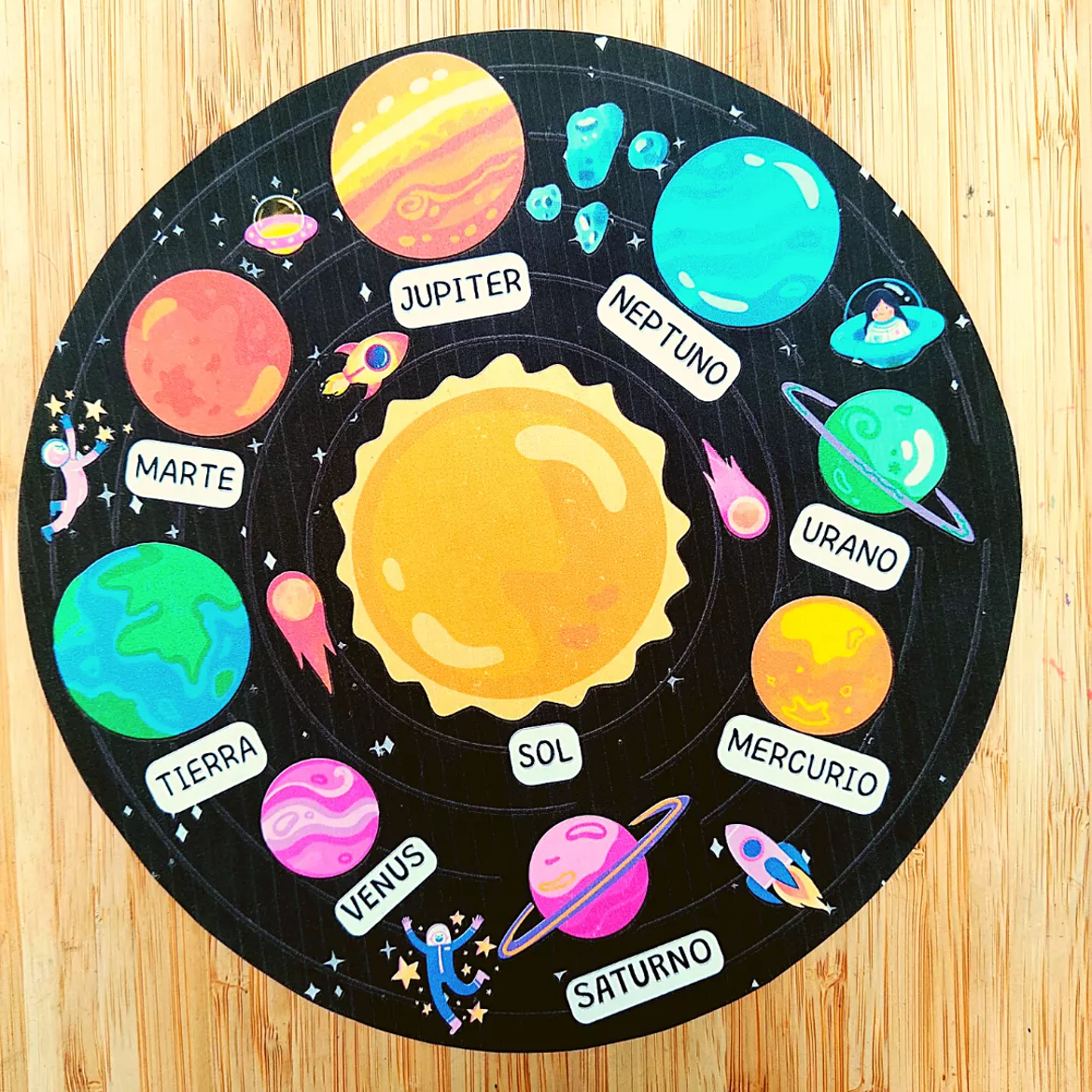 Bild in der Beschreibung des Unterrichtsmaterials Crea tu sistema solar von Learn and Play #1