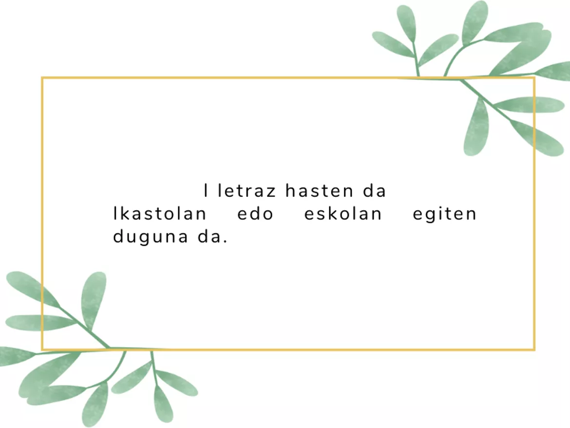Bild in der Beschreibung des Unterrichtsmaterials PASA HITZA! von Gainditu akademia! #4