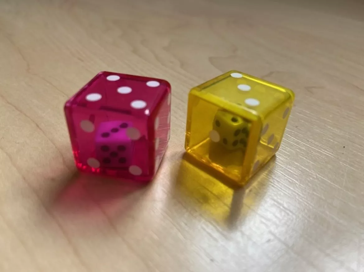 Bild in der Beschreibung des Unterrichtsmaterials 5 in einer Reihe: Würfelspiel zur Multiplikation (Einmaleins) von miss_thiel #1