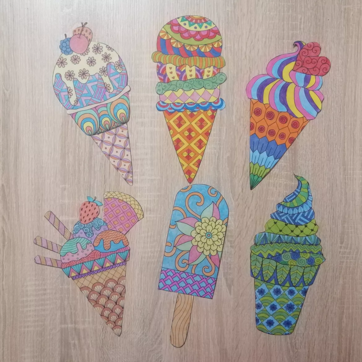 Bild in der Beschreibung des Unterrichtsmaterials Fensterbilder Sommer von Abenteuer Grundschule #2