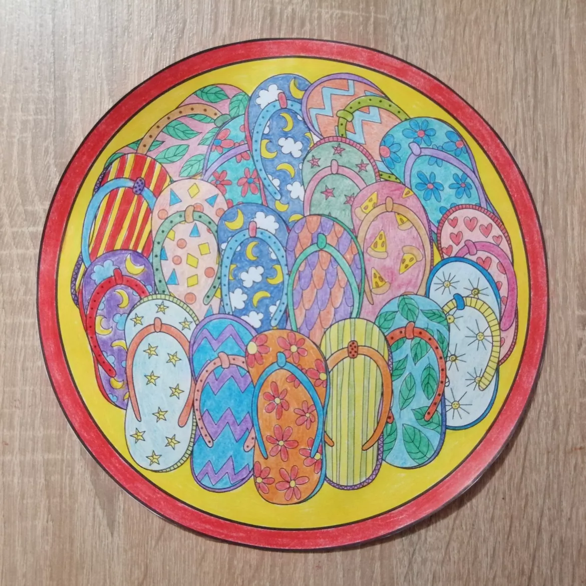 Bild in der Beschreibung des Unterrichtsmaterials Sommer Mandalas Ausmalbilder Malvorlagen von Abenteuer Grundschule #2