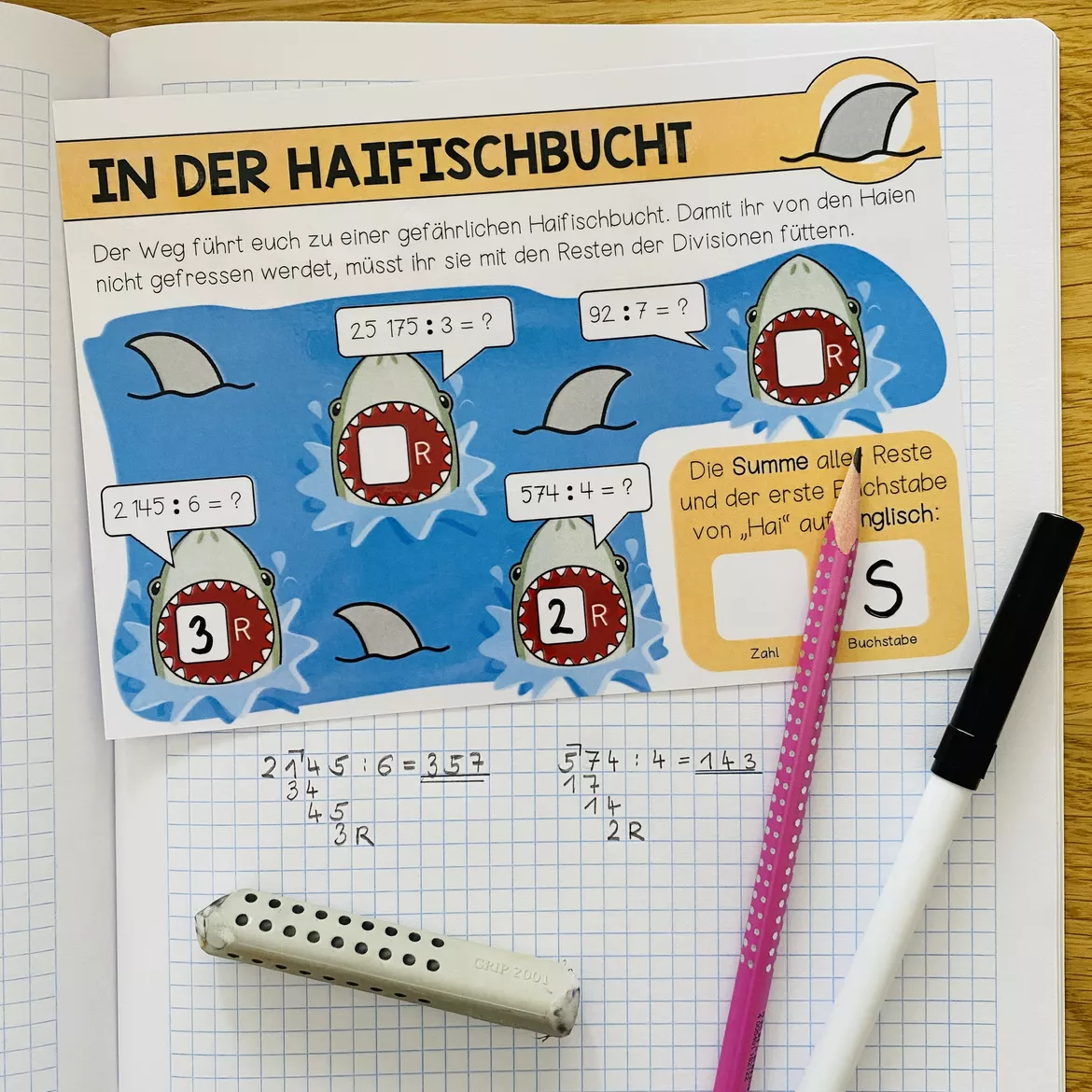 Bild in der Beschreibung des Unterrichtsmaterials ESCAPE ROOM: AUF SCHATZSUCHE - Mathematik (4./5. Schulstufe) von Unterrichtmitspass #3