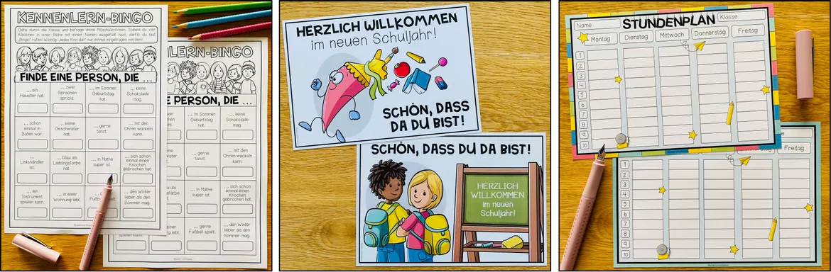 Bild in der Beschreibung des Unterrichtsmaterials Erster Schultag nach den Ferien - Komplettpaket von Unterrichtmitspass #3