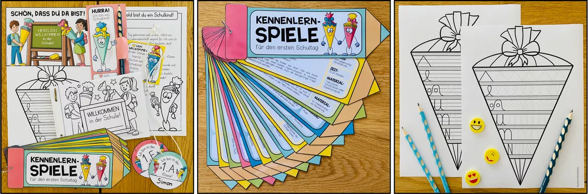 Bild in der Beschreibung des Unterrichtsmaterials EINSCHULUNG - Materialpaket für den 1. Schultag von Unterrichtmitspass #1