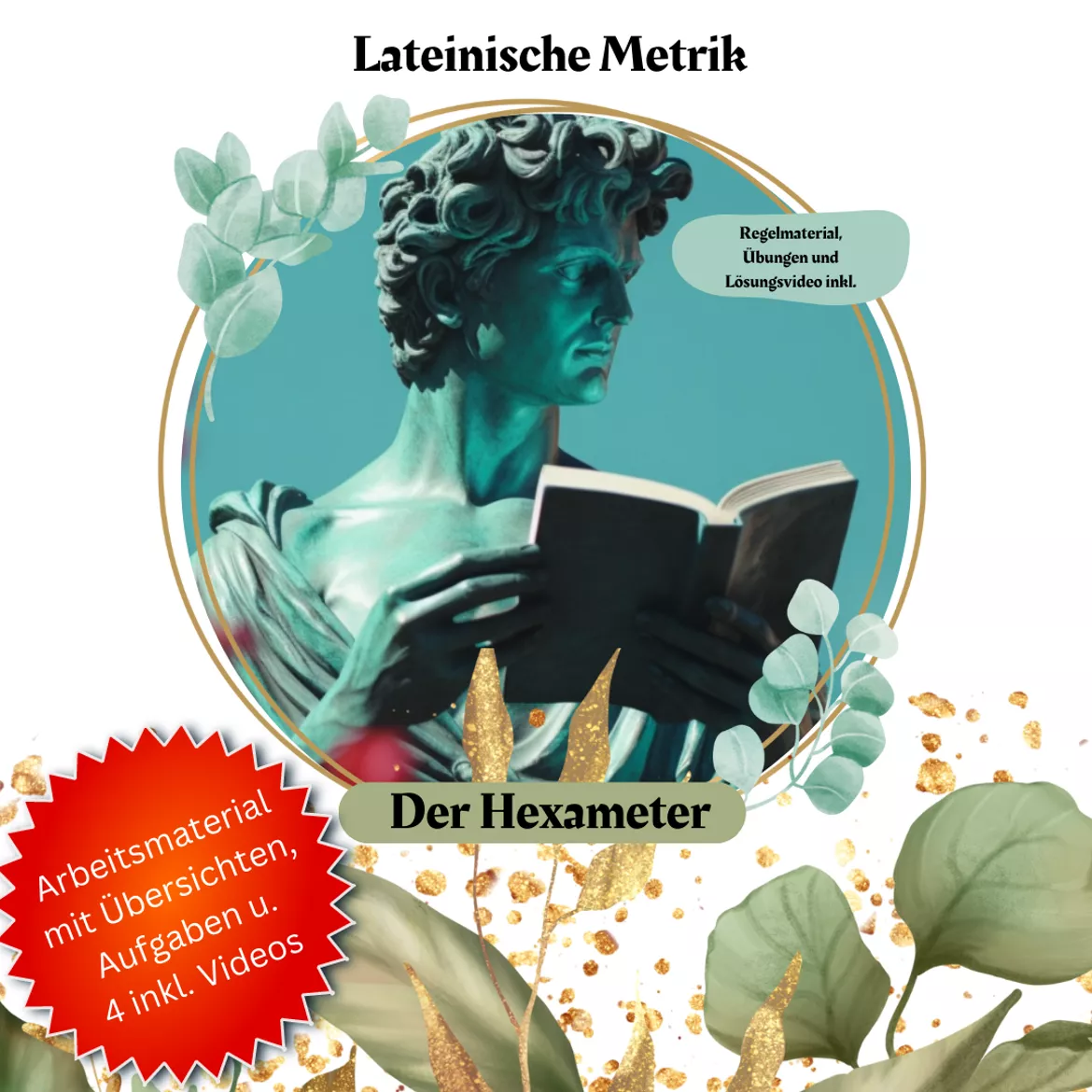 Bild in der Beschreibung des Unterrichtsmaterials Metrik Latein: Hexameter Arbeitsmaterial (inkl. 4 Videos) von RepetitioDigitalis #1