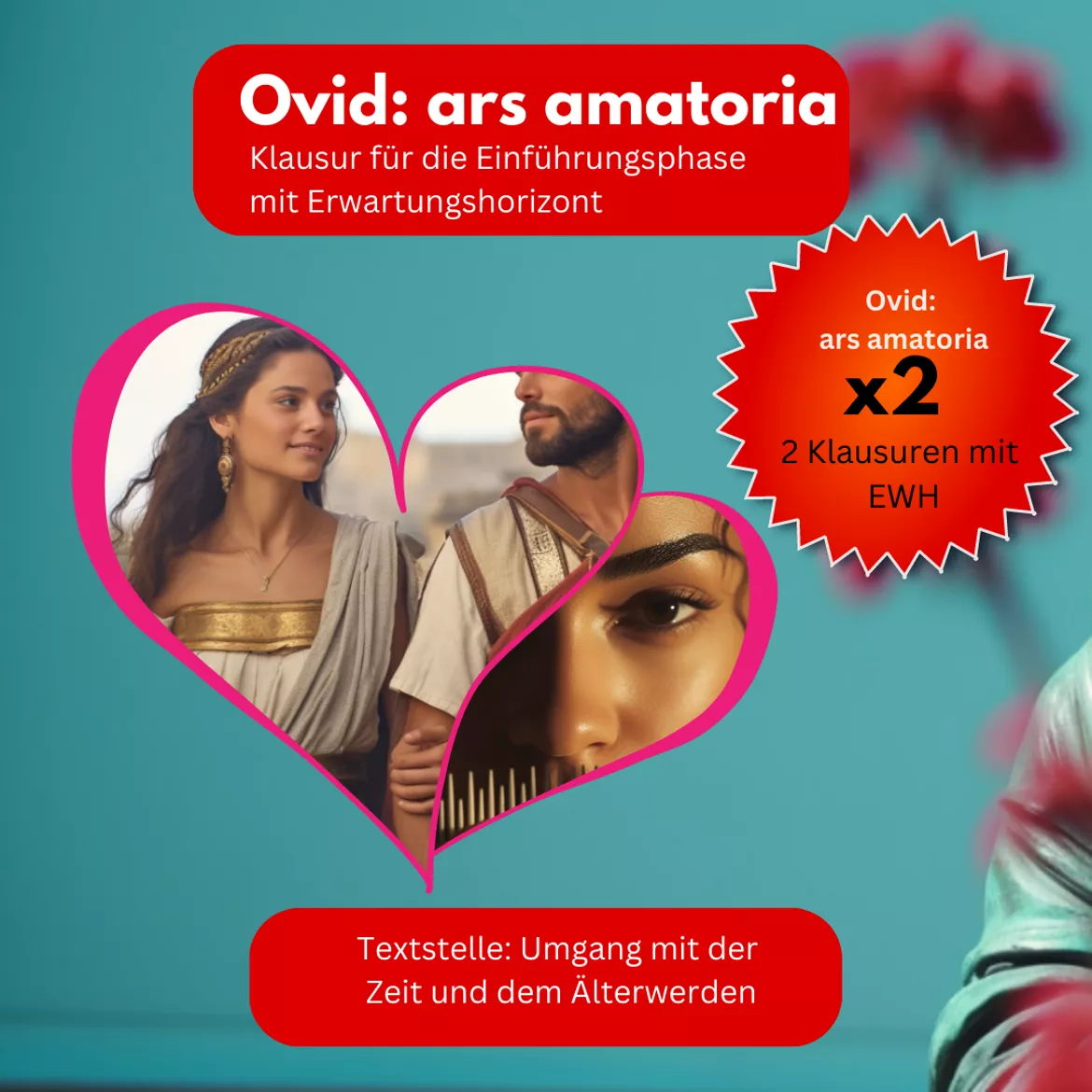 Bild in der Beschreibung des Unterrichtsmaterials Klausuren Latein Ovid Ars Amatoria (Materialpaket) von RepetitioDigitalis #1