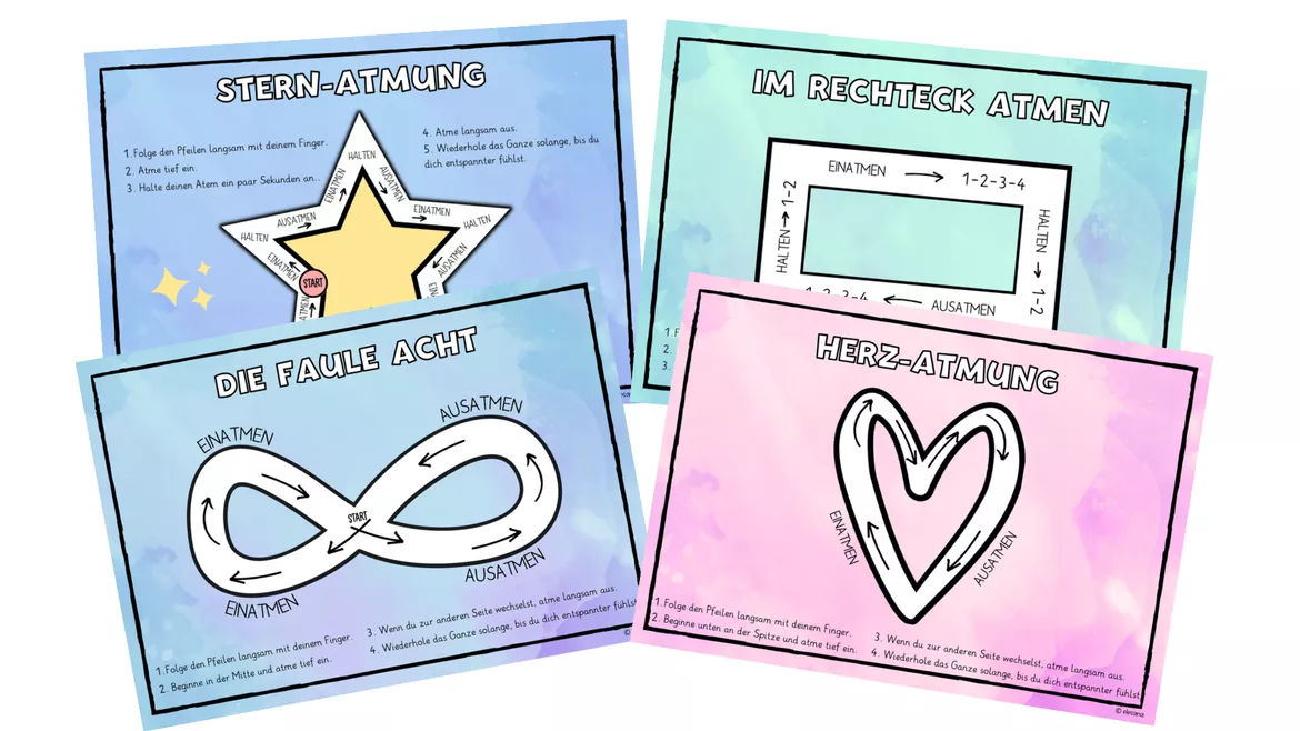 Bild in der Beschreibung des Unterrichtsmaterials Ruhezone - Calm Down Kit zur Selbstregulation bei starken Emotionen (Konzentration fördern) von Connect2Calm (elesana) #4