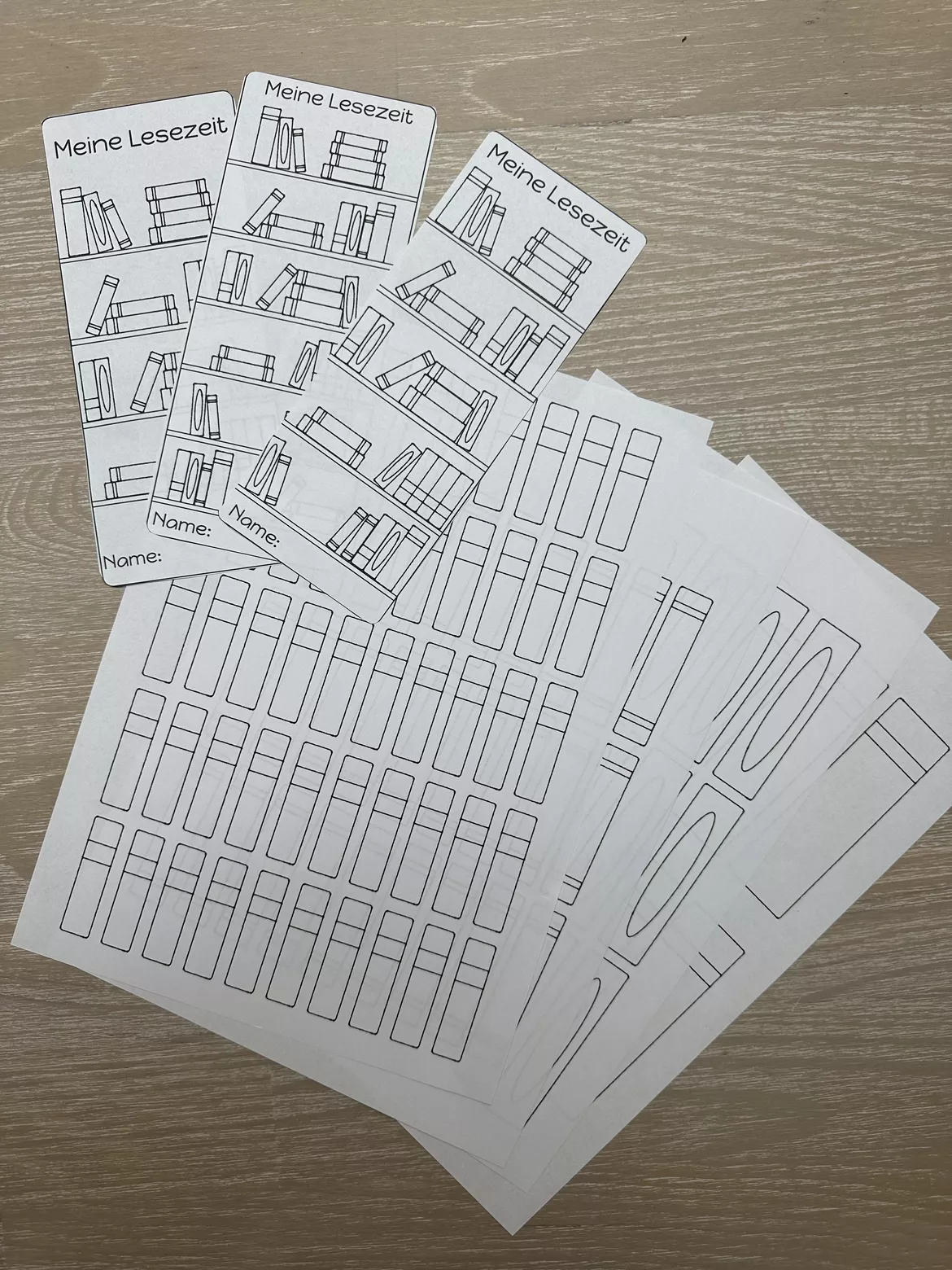 Bild in der Beschreibung des Unterrichtsmaterials Bücherregal Lesemotivation Lesepass Deutsch Klasse 1-4 von Frau Ideenblitz #2
