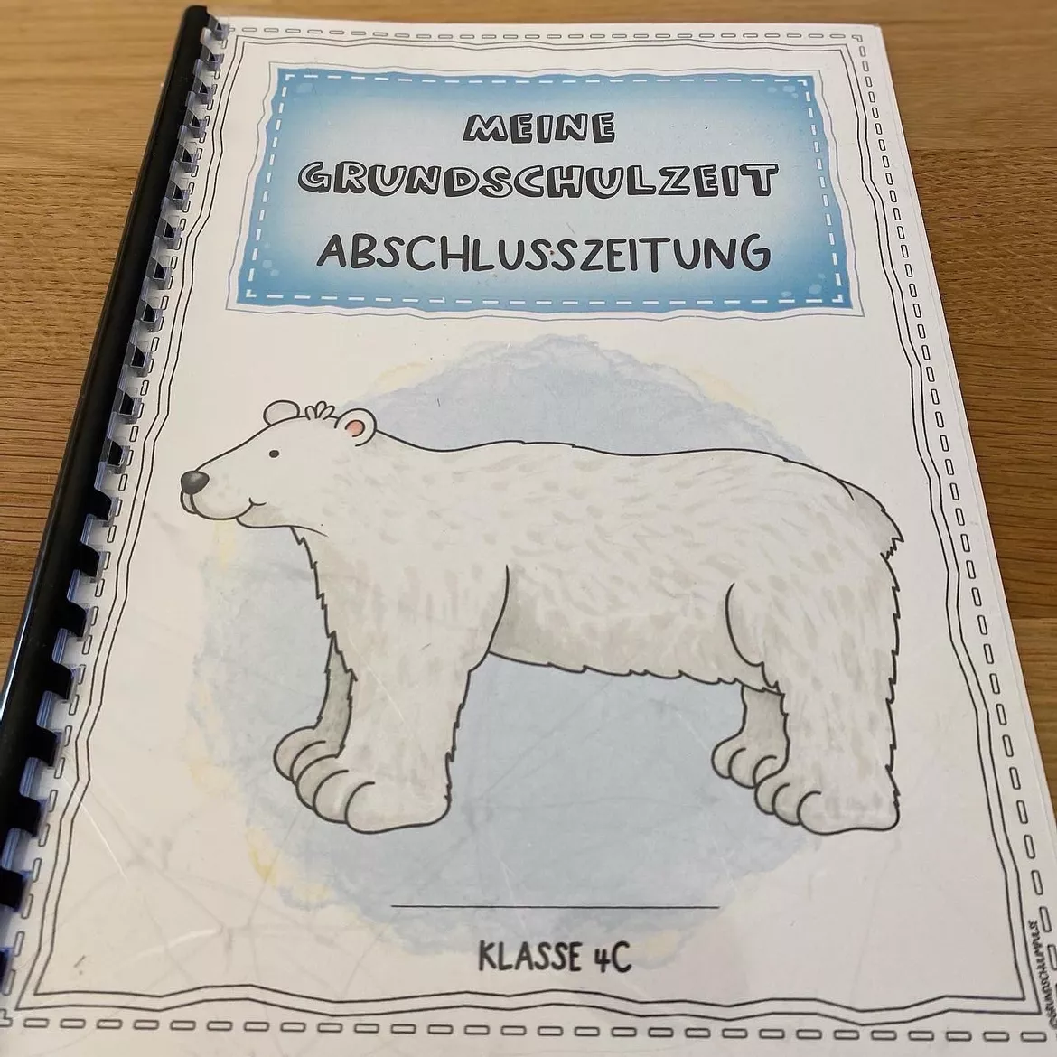 Bild in der Beschreibung des Unterrichtsmaterials Abschlusszeitung Grundschule - Eisbärenklasse von Grundschulimpulse #1